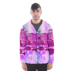 Background Crack Art Abstract Men s Hooded Windbreaker by Mariart