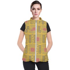 Digital Paper African Tribal Women s Puffer Vest