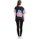 Twin Horoscope Astrology Gemini One Shoulder Cut Out Tee View2
