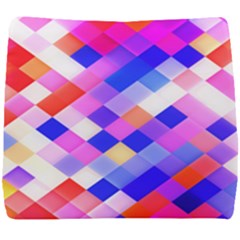 Squares Pattern Geometric Seamless Seat Cushion by Dutashop