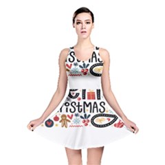 Merry Merry Reversible Skater Dress by designsbymallika