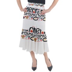Merry Merry Midi Mermaid Skirt by designsbymallika