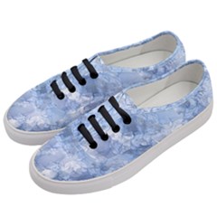 Blue Alcohol Ink Women s Classic Low Top Sneakers by Dazzleway