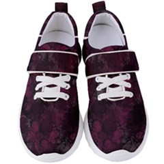 Purple Alcohol Ink Women s Velcro Strap Shoes by Dazzleway