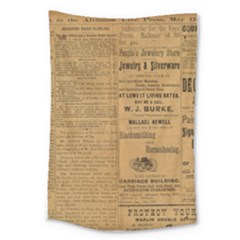 Antique Newspaper 1888 Large Tapestry by ArtsyWishy