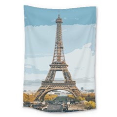 The Eiffel Tower  Large Tapestry by ArtsyWishy