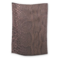 Leather Snakeskin Design Large Tapestry by ArtsyWishy
