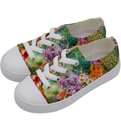 Forest Flowers  Kids  Low Top Canvas Sneakers by ArtsyWishy