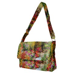 Forest Flowers  Full Print Messenger Bag (m) by ArtsyWishy