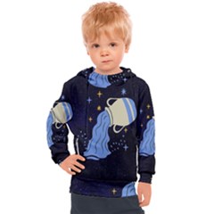 Aquarius Horoscope Astrology Zodiac Kids  Hooded Pullover