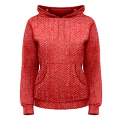 Red Denim Design  Women s Pullover Hoodie by ArtsyWishy