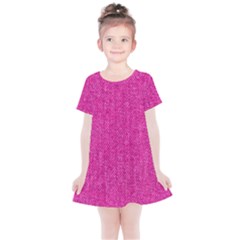 Pink Denim Design  Kids  Simple Cotton Dress by ArtsyWishy