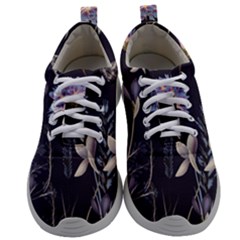 Butterflies And Flowers Painting Mens Athletic Shoes by ArtsyWishy