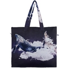 Blue Whale Dream Canvas Travel Bag by goljakoff