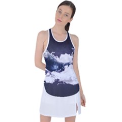 Blue Whale Dream Racer Back Mesh Tank Top by goljakoff