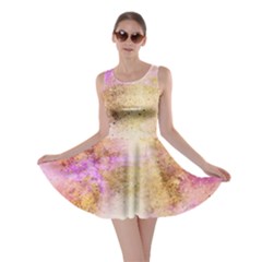 Golden Paint Skater Dress by goljakoff