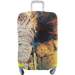 Elephant Mandala Luggage Cover (large) by goljakoff