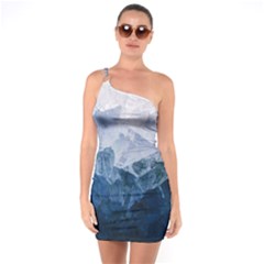 Blue Mountain One Soulder Bodycon Dress by goljakoff