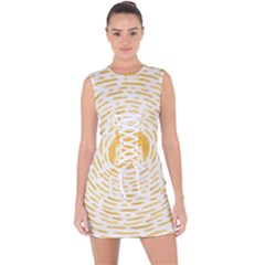 Sun Lace Up Front Bodycon Dress by goljakoff