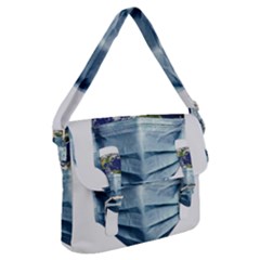Earth With Face Mask Pandemic Concept Buckle Messenger Bag by dflcprintsclothing