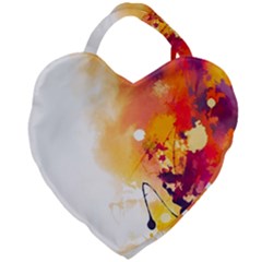 Autumn Giant Heart Shaped Tote by goljakoff