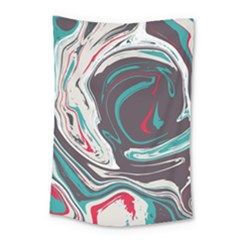 Vector Vivid Marble Pattern 1 Small Tapestry by goljakoff