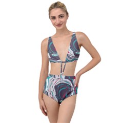 Vector Vivid Marble Pattern 1 Tied Up Two Piece Swimsuit by goljakoff
