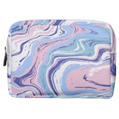 Rose And Blue Vivid Marble Pattern 11 Make Up Pouch (medium) by goljakoff