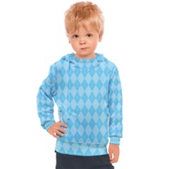 Baby Blue Design Kids  Hooded Pullover by ArtsyWishy