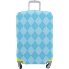 Baby Blue Design Luggage Cover (large) by ArtsyWishy