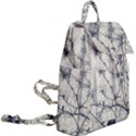 Black And White Botanical Motif Artwork 2 Buckle Everyday Backpack View2
