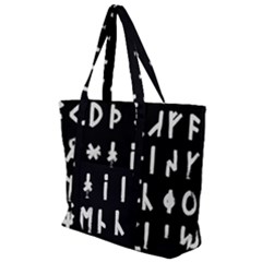Complete Dalecarlian Rune Set Inverted Zip Up Canvas Bag by WetdryvacsLair