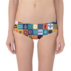 Tribal Love Pattern Classic Bikini Bottoms by designsbymallika