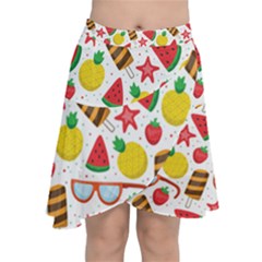 Summer Love Chiffon Wrap Front Skirt by designsbymallika