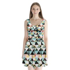 Tropical Beach Love Split Back Mini Dress  by designsbymallika