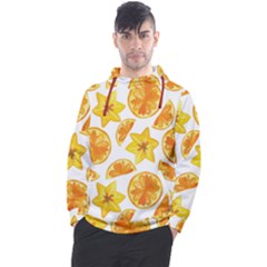 Oranges Love Men s Pullover Hoodie by designsbymallika