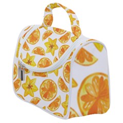 Oranges Love Satchel Handbag by designsbymallika