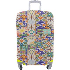 Mosaic Print Luggage Cover (large) by designsbymallika