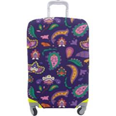 Paisley Print 2 Luggage Cover (large) by designsbymallika