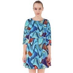 Abstrait Smock Dress by sfbijiart