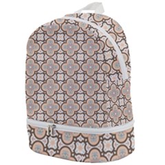 Ornamental Pattern 3 Zip Bottom Backpack by designsbymallika