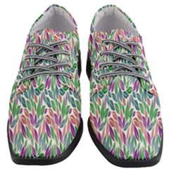 Rainbow Leafs Women Heeled Oxford Shoes by Sparkle