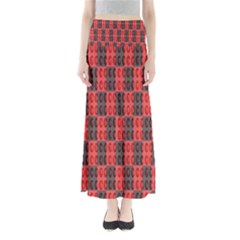 Rosegold Beads Chessboard1 Full Length Maxi Skirt by Sparkle