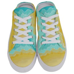 Abstract Background Beach Coast Half Slippers