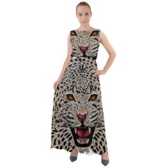 Cat Chiffon Mesh Boho Maxi Dress