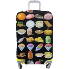 Glitch Glitchen Food Pattern Two Luggage Cover (large) by WetdryvacsLair