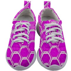 Hexagon Windows Kids Athletic Shoes by essentialimage