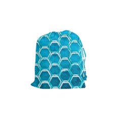 Hexagon Windows Drawstring Pouch (small) by essentialimage