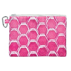 Hexagon Windows Canvas Cosmetic Bag (xl) by essentialimage