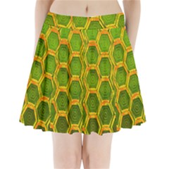 Hexagon Windows Pleated Mini Skirt by essentialimage